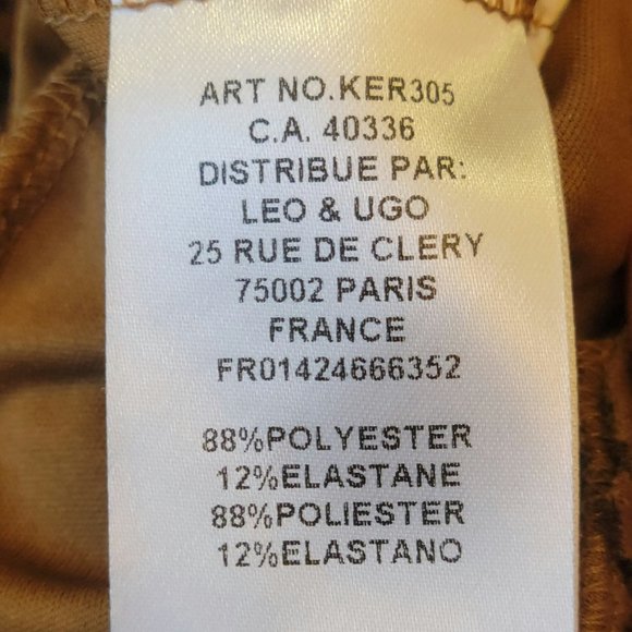 Leo & Ugo Perforated Faux Suede Dress - Picture 7 of 8